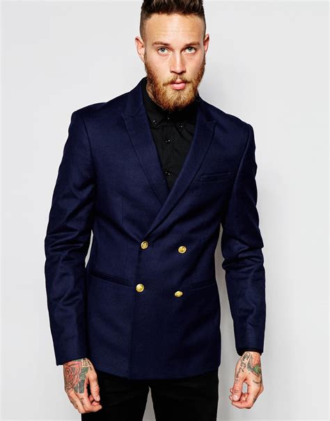navy blue blazer gold buttons